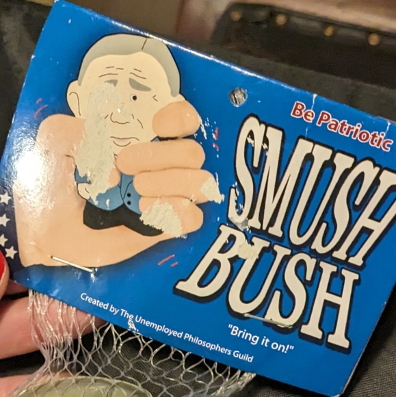 "Smush Bush"  2004 Political Collectible Vintage Propaganda_New in Package! - Picture 6 of 6